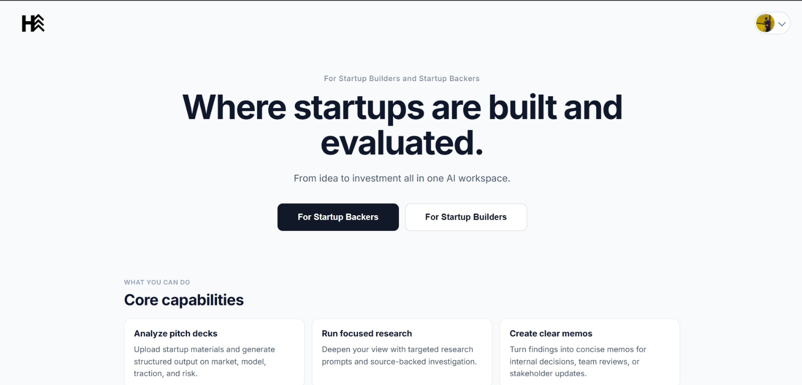 Startup Showcase Banner