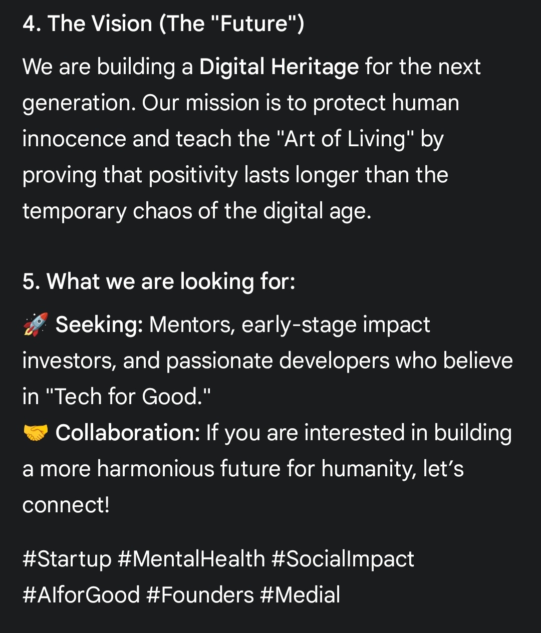 Startup Showcase Banner