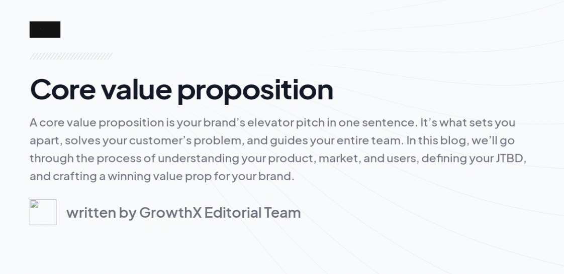 Core value proposition | Medial